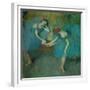 Two Dancers Resting, or Two Dancers in Blue, 1898-Edgar Degas-Framed Giclee Print