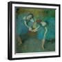 Two Dancers Resting, or Two Dancers in Blue, 1898-Edgar Degas-Framed Giclee Print