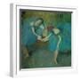 Two Dancers Resting, or Two Dancers in Blue, 1898-Edgar Degas-Framed Giclee Print