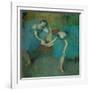 Two Dancers Resting, or Two Dancers in Blue, 1898-Edgar Degas-Framed Giclee Print