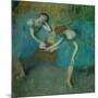 Two Dancers Resting, or Two Dancers in Blue, 1898-Edgar Degas-Mounted Giclee Print