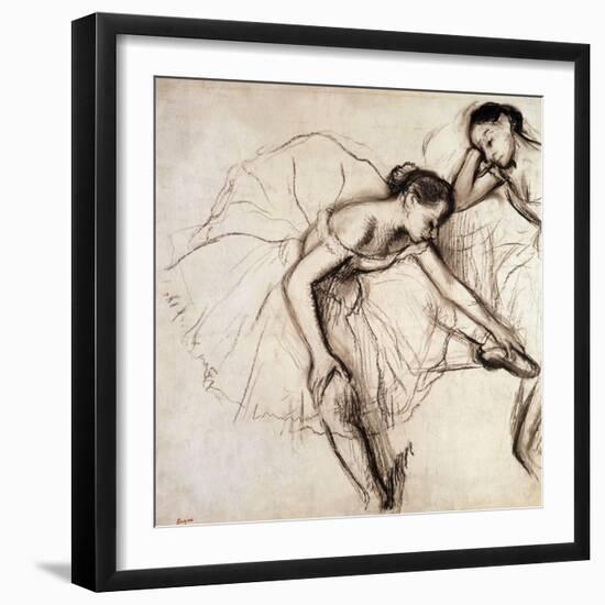 Two Dancers Resting-Edgar Degas-Framed Giclee Print