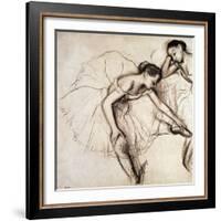 Two Dancers Resting-Edgar Degas-Framed Giclee Print