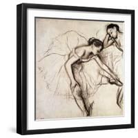 Two Dancers Resting-Edgar Degas-Framed Giclee Print