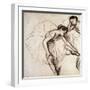 Two Dancers Resting-Edgar Degas-Framed Giclee Print