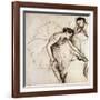 Two Dancers Resting-Edgar Degas-Framed Giclee Print