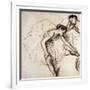 Two Dancers Resting-Edgar Degas-Framed Giclee Print