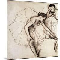 Two Dancers Resting-Edgar Degas-Mounted Giclee Print