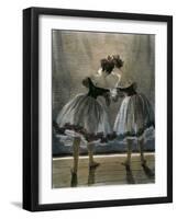 Two Dancers Seen from Behind-Paul Gavarni-Framed Giclee Print