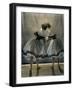 Two Dancers Seen from Behind-Paul Gavarni-Framed Giclee Print