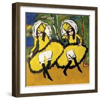 Two Dancers-Ernst Ludwig Kirchner-Framed Giclee Print