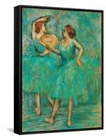 Two Dancers-Edgar Degas-Framed Stretched Canvas
