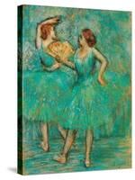 Two Dancers-Edgar Degas-Stretched Canvas