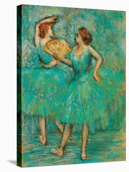 Two Dancers-Edgar Degas-Stretched Canvas