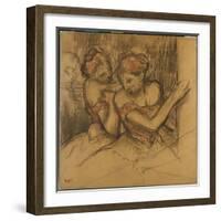 Two Dancers-Edgar Degas-Framed Giclee Print