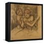 Two Dancers-Edgar Degas-Framed Stretched Canvas