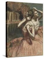 Two Dancers-Edgar Degas-Stretched Canvas