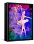 Two Dancing Ballerinas Watercolor 1-Irina March-Framed Stretched Canvas
