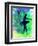 Two Dancing Ballerinas Watercolor 3-Irina March-Framed Art Print