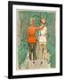 Two Danish Women Go Cycling in the Woods-null-Framed Art Print