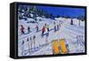 Two deckchairs, Val Gardena,Italy,2108-Andrew Macara-Framed Stretched Canvas