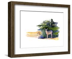 Two Deer, 2014-John Keeling-Framed Giclee Print