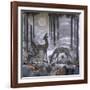 Two Deer in a Forest, C.1929-Jean Dunand-Framed Giclee Print