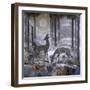 Two Deer in a Forest. C. 1929-Jean Dunand-Framed Giclee Print