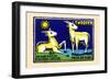 Two Deer-null-Framed Art Print