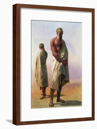 Two Dervishes, 1858-Carl Haag-Framed Giclee Print