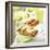 Two Different Focaccia Pizzas-Dave King-Framed Photographic Print