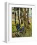 Two Diggers among Trees-Vincent van Gogh-Framed Art Print