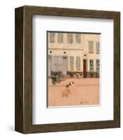 Two Dogs in a Deserted Street-Pierre Bonnard-Framed Premium Giclee Print