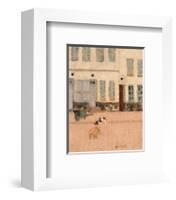 Two Dogs in a Deserted Street-Pierre Bonnard-Framed Premium Giclee Print