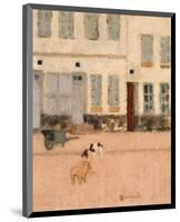 Two Dogs in a Deserted Street-Pierre Bonnard-Mounted Premium Giclee Print