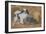 Two Dogs on a Sofa-null-Framed Art Print