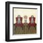 Two Dogs-Helga Sermat-Framed Art Print