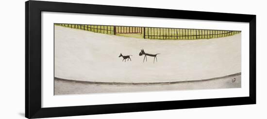 Two Dogs-Chris Ross Williamson-Framed Giclee Print