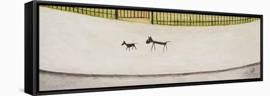 Two Dogs-Chris Ross Williamson-Framed Stretched Canvas