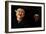 Two Dong Women, One Laughing, in a Dark Room, Sanjiang Dong Village, Guangxi, China-Enrique Lopez-Tapia-Framed Photographic Print
