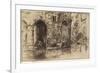 Two Doorways from The Second Venice Set, 1879-1880-James Abbott McNeill Whistler-Framed Giclee Print