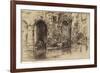 Two Doorways from The Second Venice Set, 1879-1880-James Abbott McNeill Whistler-Framed Giclee Print