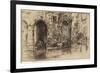 Two Doorways from The Second Venice Set, 1879-1880-James Abbott McNeill Whistler-Framed Giclee Print