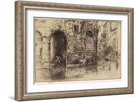 Two Doorways from The Second Venice Set, 1879-1880-James Abbott McNeill Whistler-Framed Giclee Print