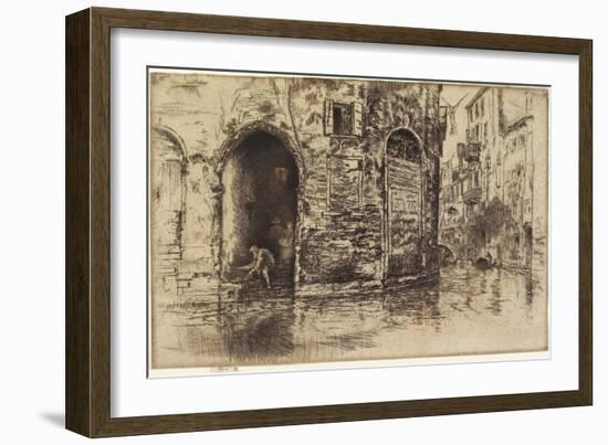 Two Doorways from The Second Venice Set, 1879-1880-James Abbott McNeill Whistler-Framed Giclee Print