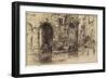 Two Doorways from The Second Venice Set, 1879-1880-James Abbott McNeill Whistler-Framed Giclee Print