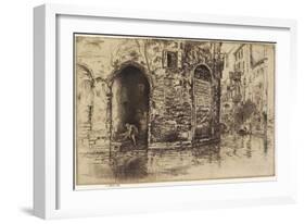 Two Doorways from The Second Venice Set, 1879-1880-James Abbott McNeill Whistler-Framed Giclee Print