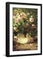 Two Doves-Alphonse Muraton-Framed Giclee Print