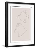 Two Doves-1x Studio II-Framed Premium Giclee Print