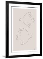 Two Doves-1x Studio II-Framed Giclee Print